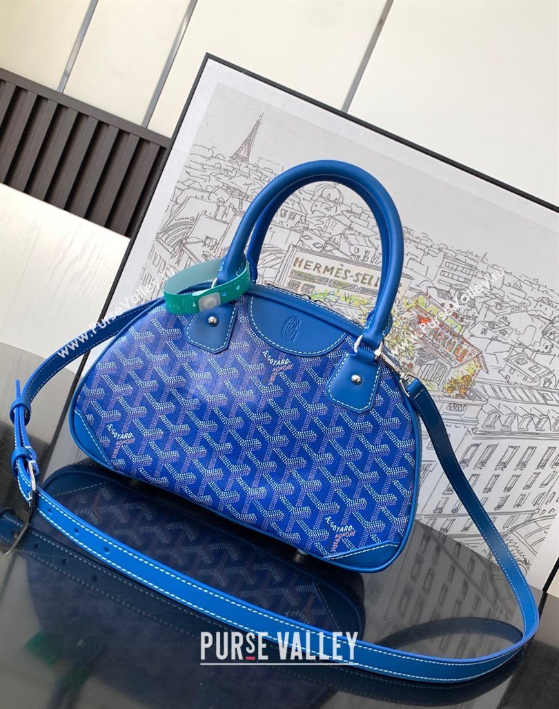 Goyard Vintage Bowling Bag Sky Blue 2023 GY8036 (ZHANG-231101027)