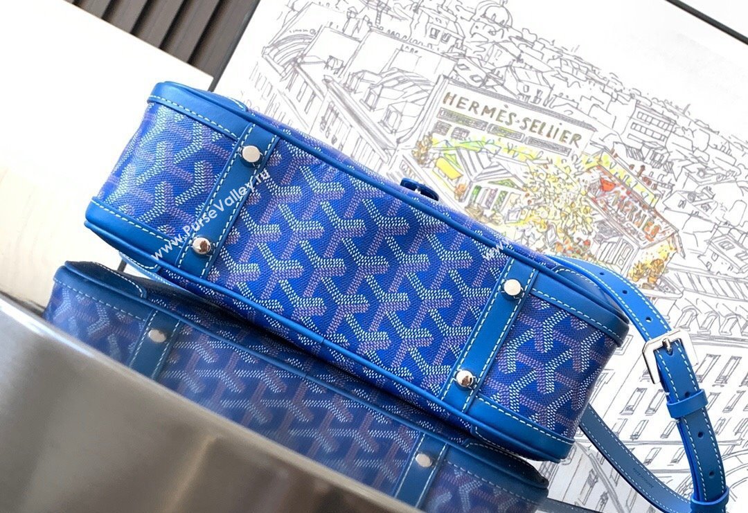 Goyard Vintage Bowling Bag Sky Blue 2023 GY8036 (ZHANG-231101027)