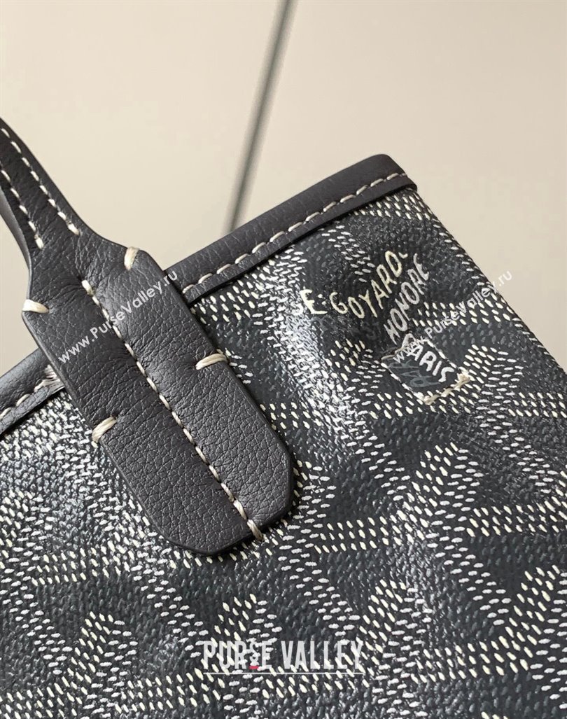 Goyard Poitiers Claire-Voie Top Handle Bag Grey 2023 GY8013 (ZHANG-231101034)