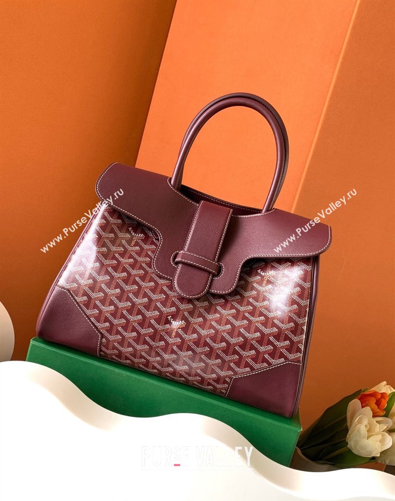 Goyard Saïgon Tote Bag Burgundy 2023 GY11011 (ZHANG-231101003)