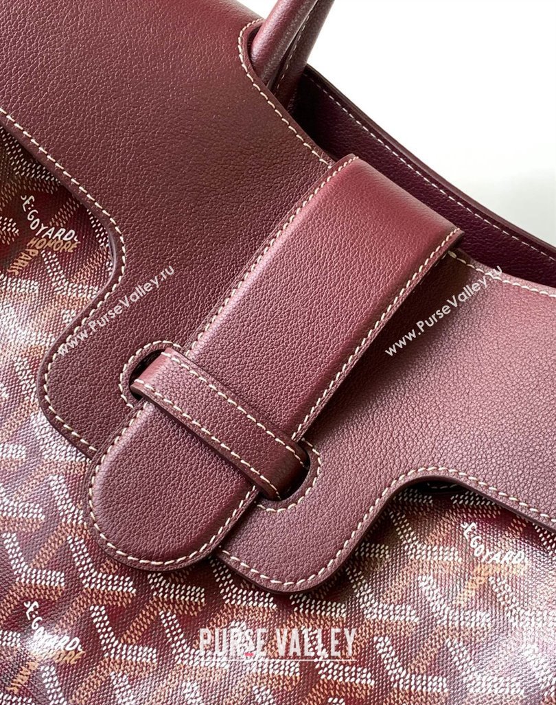 Goyard Saïgon Tote Bag Burgundy 2023 GY11011 (ZHANG-231101003)