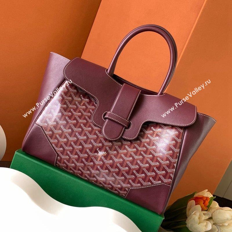 Goyard Saïgon Tote Bag Burgundy 2023 GY11011 (ZHANG-231101003)