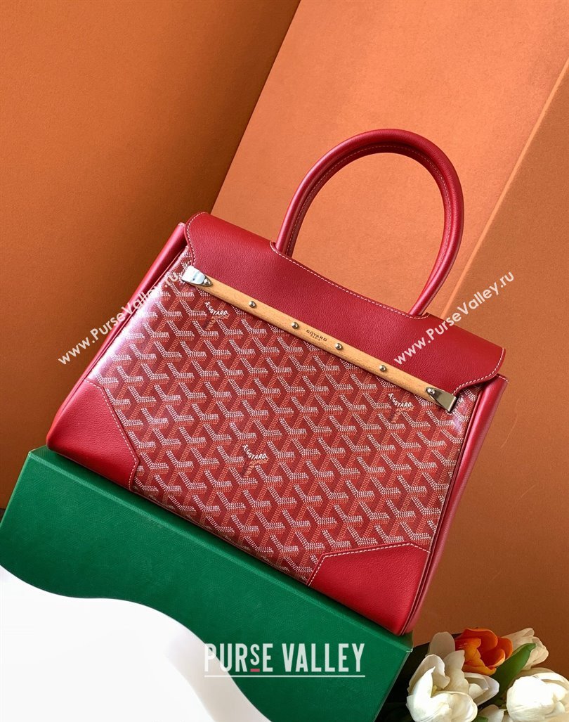 Goyard Saïgon Tote Bag Red 2023 GY11011 (ZHANG-231101005)