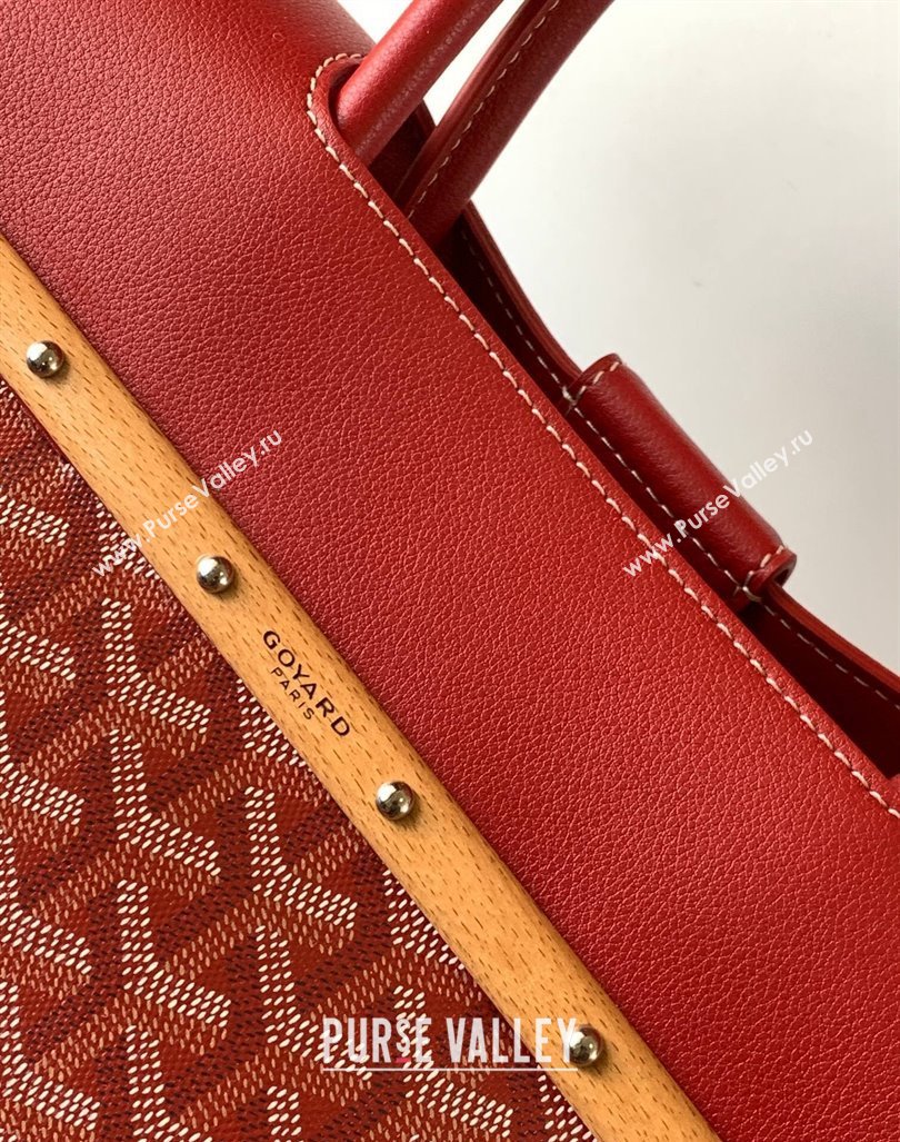 Goyard Saïgon Tote Bag Red 2023 GY11011 (ZHANG-231101005)