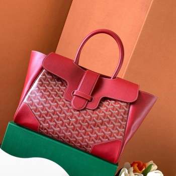 Goyard Saïgon Tote Bag Red 2023 GY11011 (ZHANG-231101005)