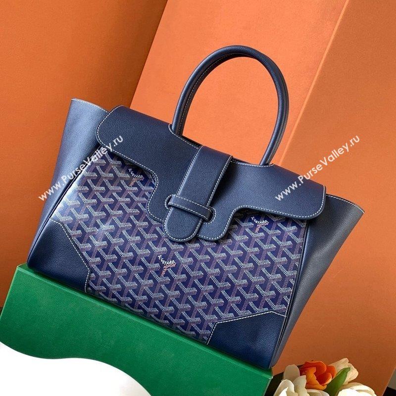 Goyard Saïgon Tote Bag Navy Blue 2023 GY11011 (ZHANG-231101006)