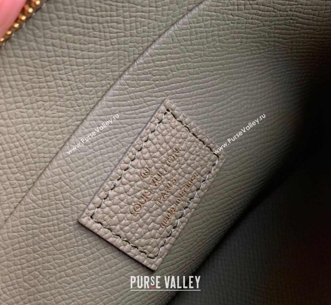 Louis Vuitton Pochette Cosmetique PM Pouch M82493 Kaki Green/White 2023 (KI-231031034)