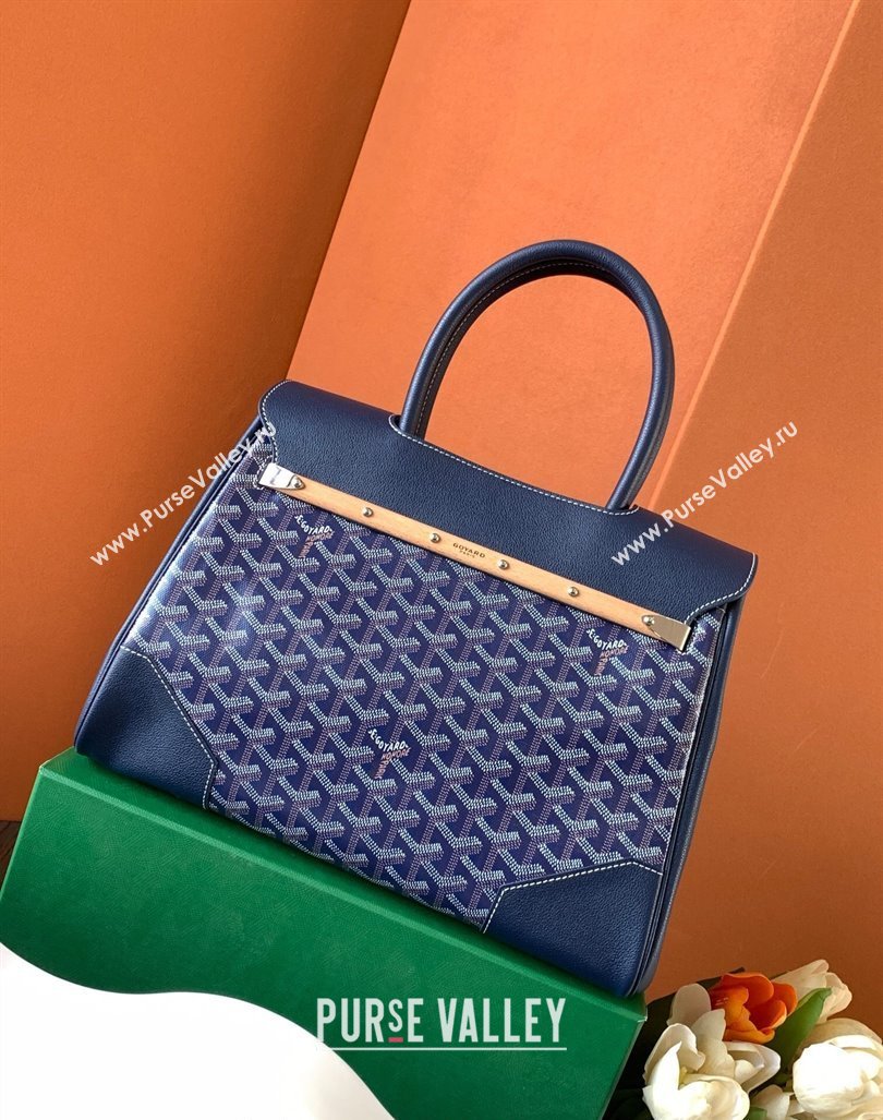 Goyard Saïgon Tote Bag Navy Blue 2023 GY11011 (ZHANG-231101006)