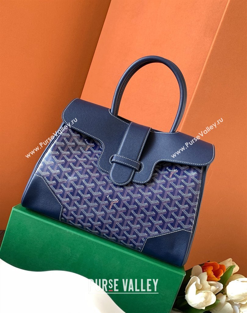 Goyard Saïgon Tote Bag Navy Blue 2023 GY11011 (ZHANG-231101006)