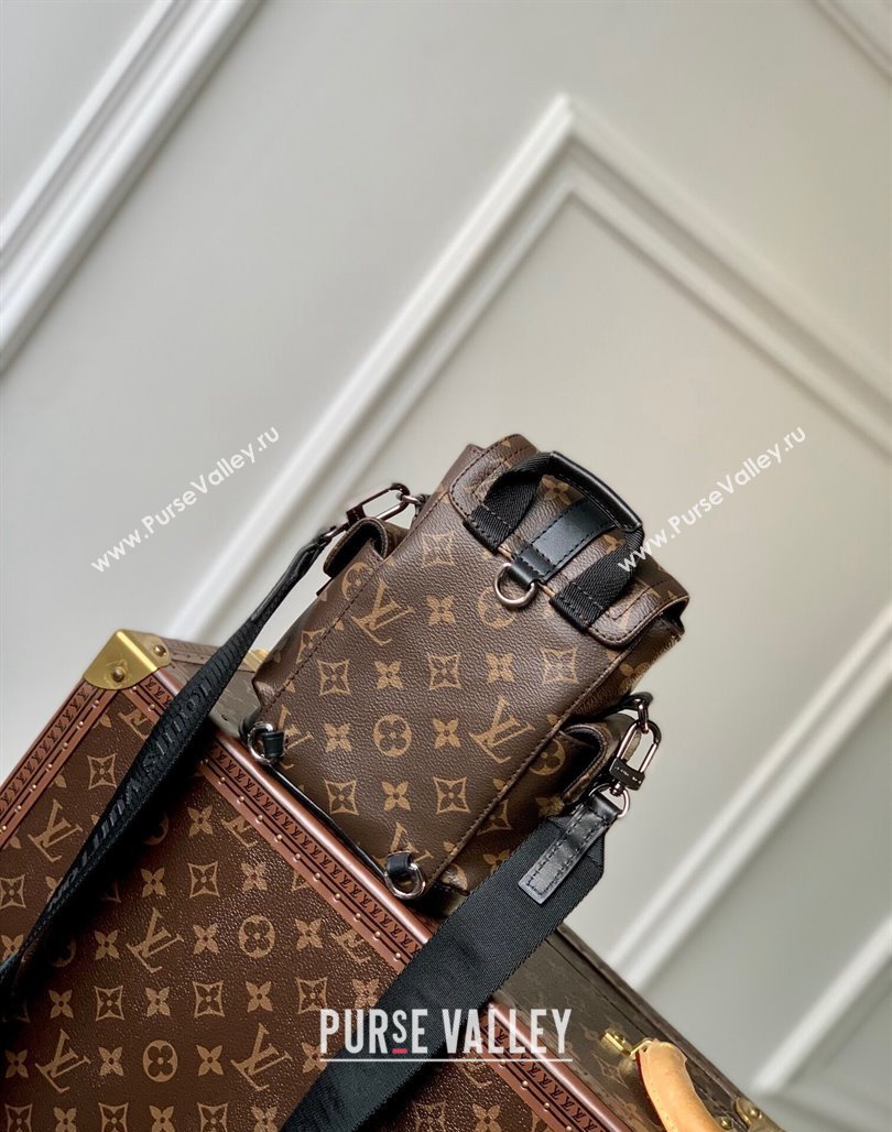 Louis Vuitton Mens Nano Christopher Crossbody Bag M82769 Brown Monogram Canvas 2023 (KI-231113010)