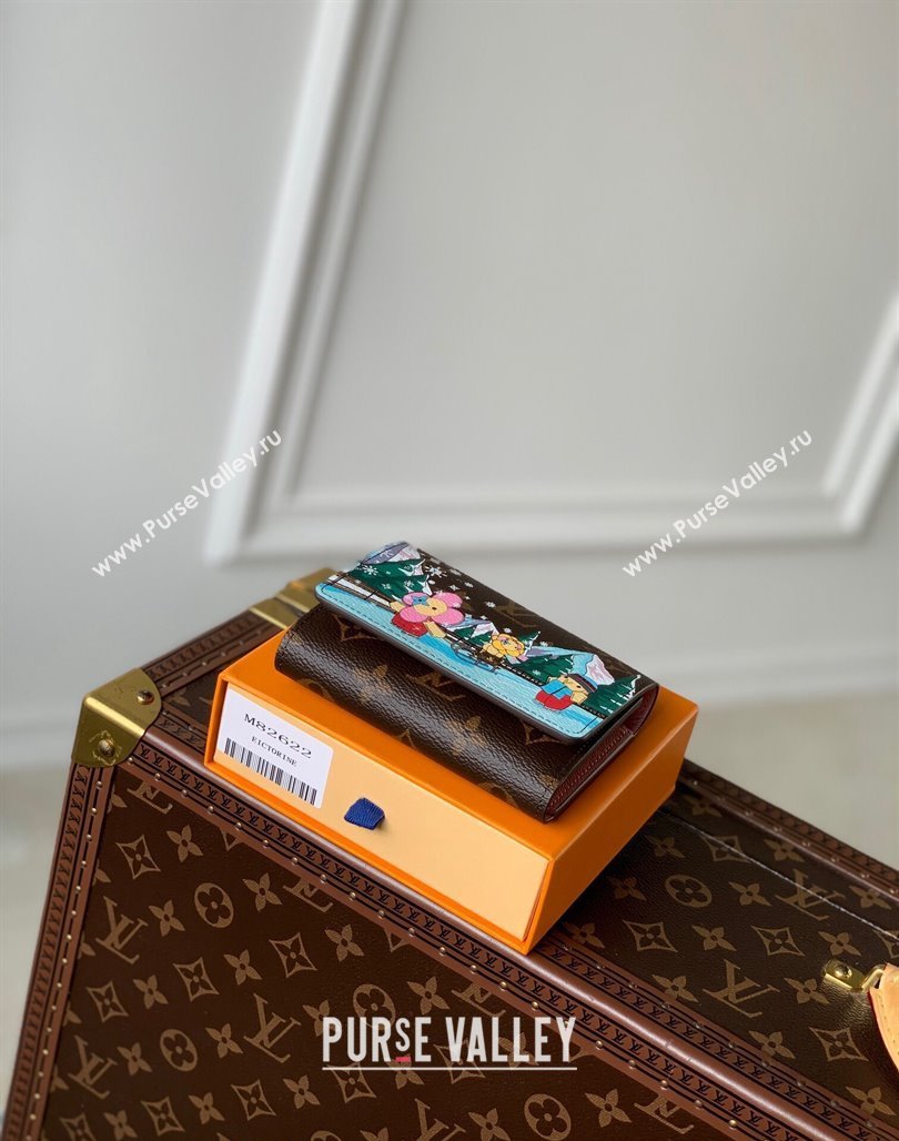 Louis Vuitton Victorine Wallet in Vivienne Ice Skating Print M82622 2023 (KI-231113017)