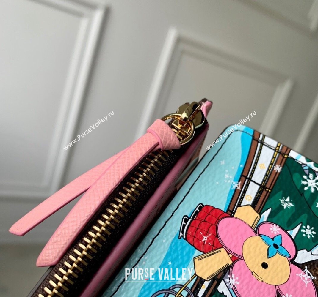 Louis Vuitton Victorine Wallet in Vivienne Ice Skating Print M82622 2023 (KI-231113017)