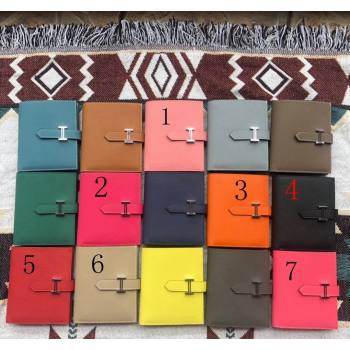 Hermes Bearn Short Wallet in Epsom Leather 7 Colors 2023 1114 (jimmy-231114024)