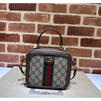 Gucci Ophidia GG Canvas Mini Top handle bag 772157 Beige/Brown 2023 (DLH-231114027)