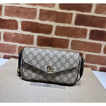 Gucci Ophidia GG Canvas Mini Bag 764961 Beige /Ebony 2023 (DLH-231114031)