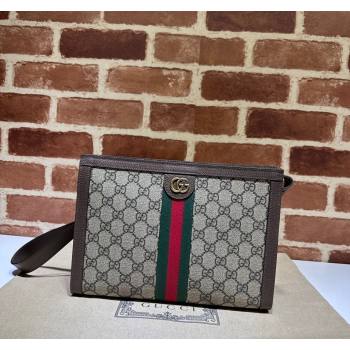 Gucci Ophidia GG Canvas Pouch Beige/Brown 2023 760243 (DLH-231114034)