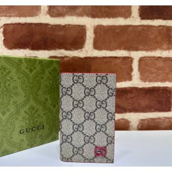 Gucci Long Card Case with GG Detail 768249 Red Leather 2023 (DLH-231114086)