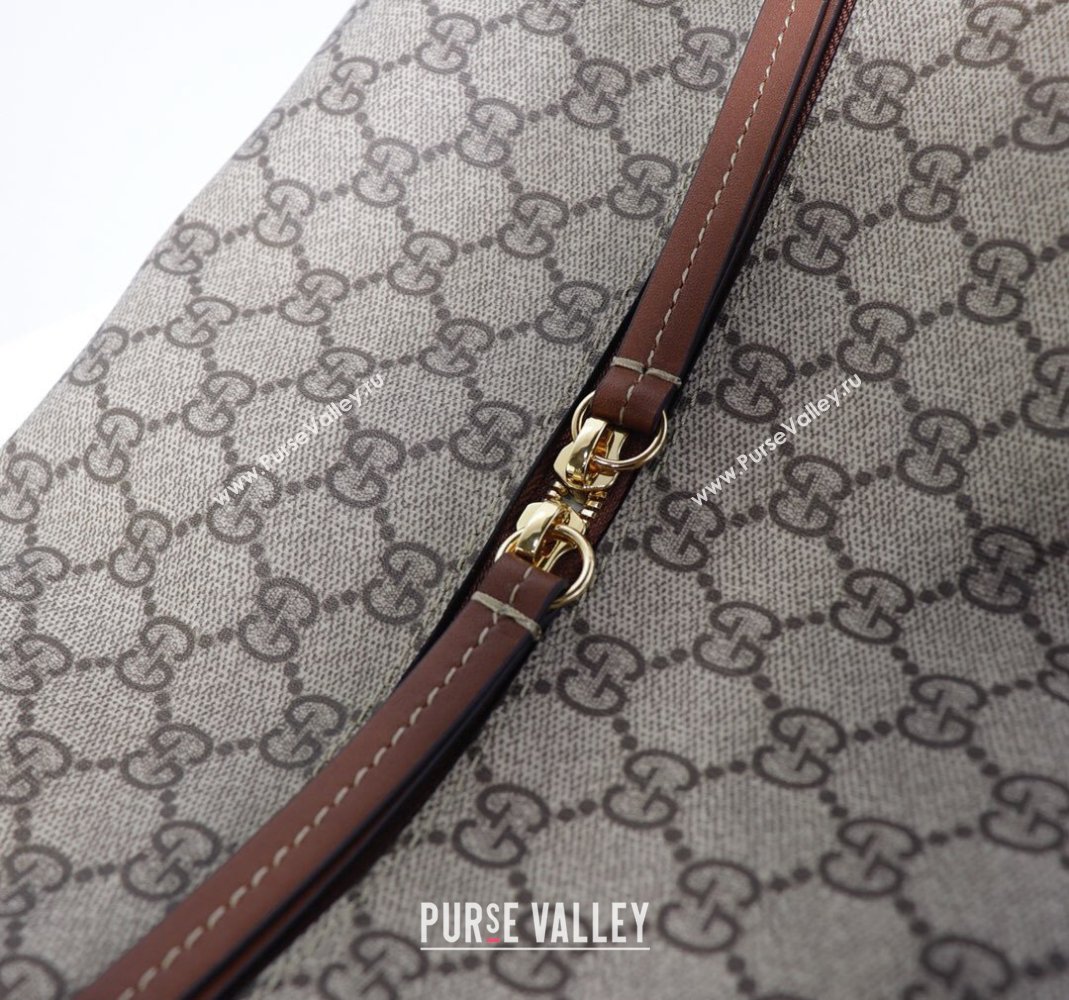 Gucci GG Canvas Top Handle Bag Beige 2023 477324 (DLH-231114092)