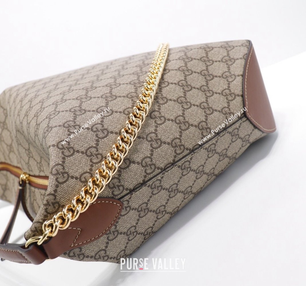 Gucci GG Canvas Top Handle Bag Beige 2023 477324 (DLH-231114092)