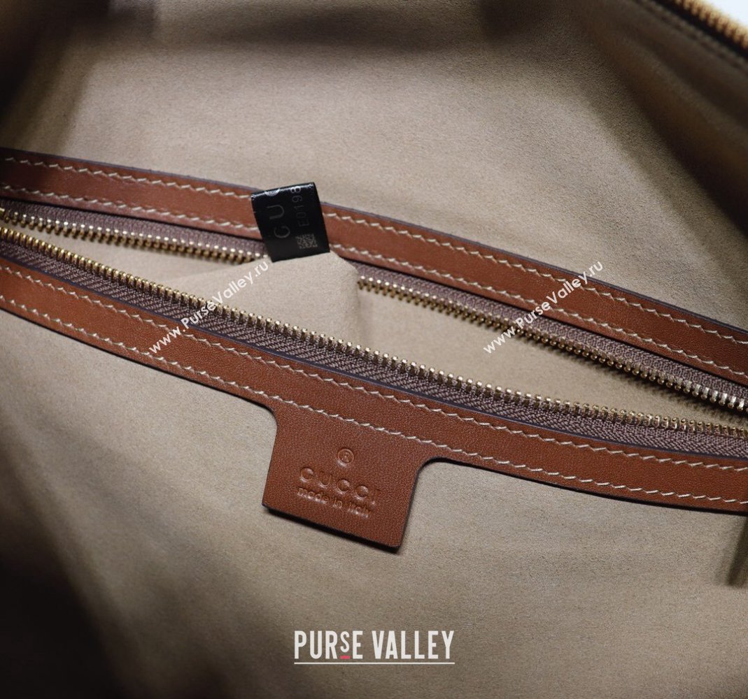 Gucci GG Canvas Top Handle Bag Beige 2023 477324 (DLH-231114092)