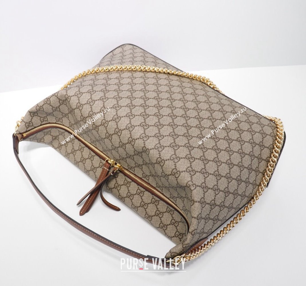 Gucci GG Canvas Top Handle Bag Beige 2023 477324 (DLH-231114092)