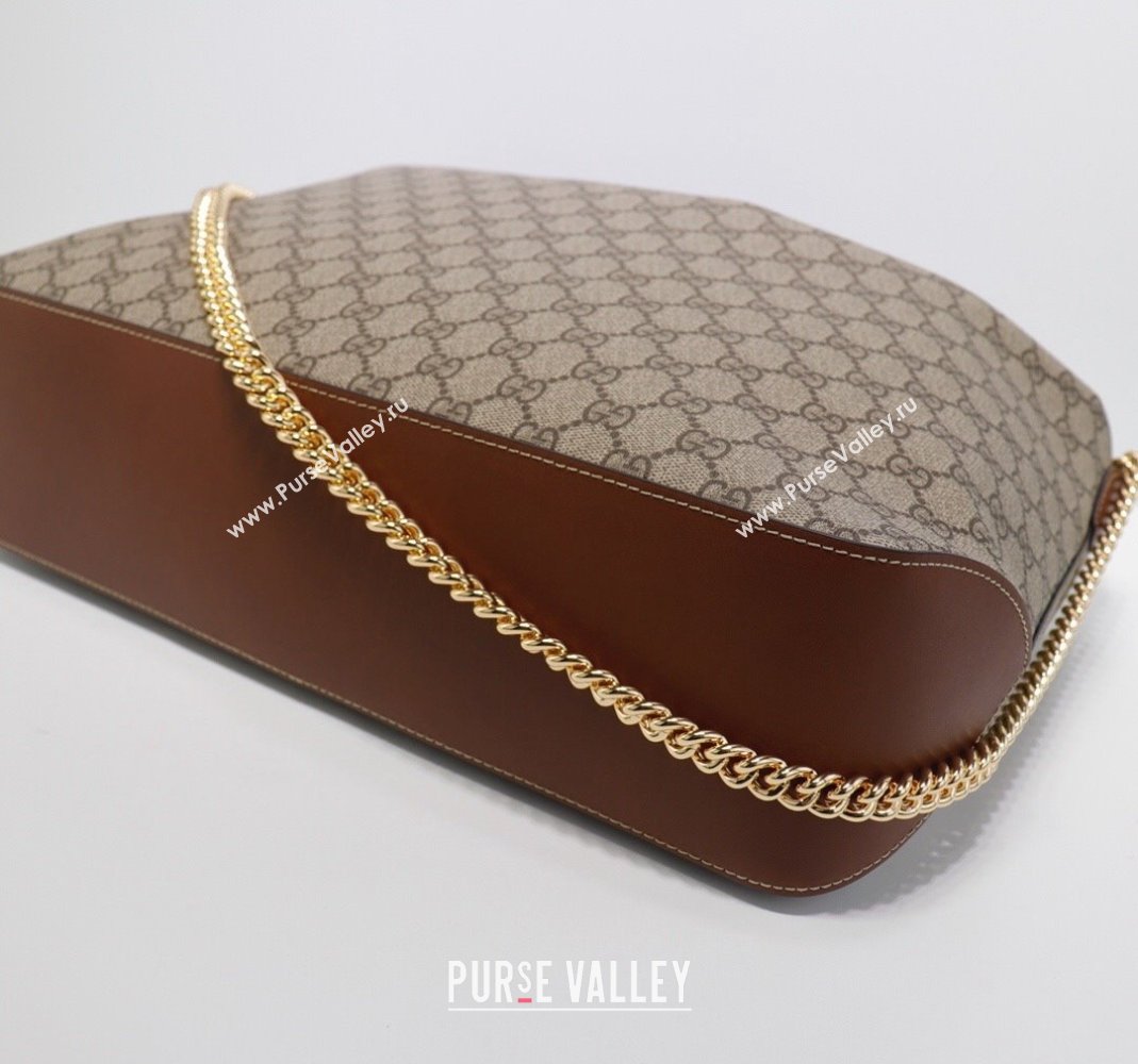 Gucci GG Canvas Top Handle Bag Beige 2023 477324 (DLH-231114092)