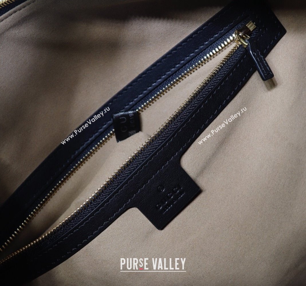 Gucci GG Leather Top Handle Bag Black 2023 477324 (DLH-231114093)