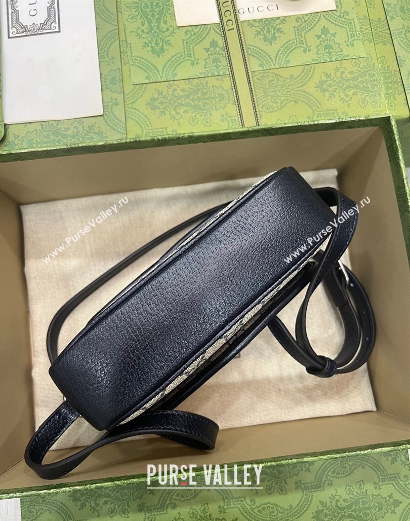 Gucci Ophidia GG Canvas Mini Shoulder Bag 772239 Beige/Blue 2023 (DLH-231114100)