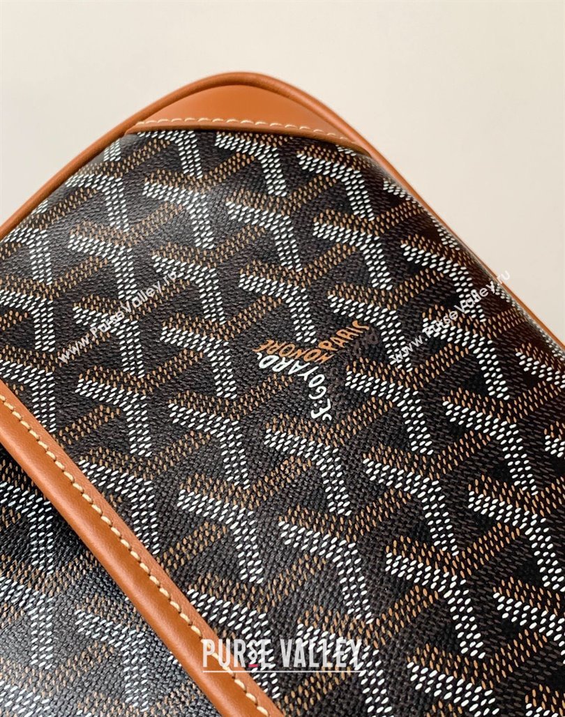 Goyard Large Vintage Bowling Bag Brown 2023 GY8824 (ZHANG-231115098)