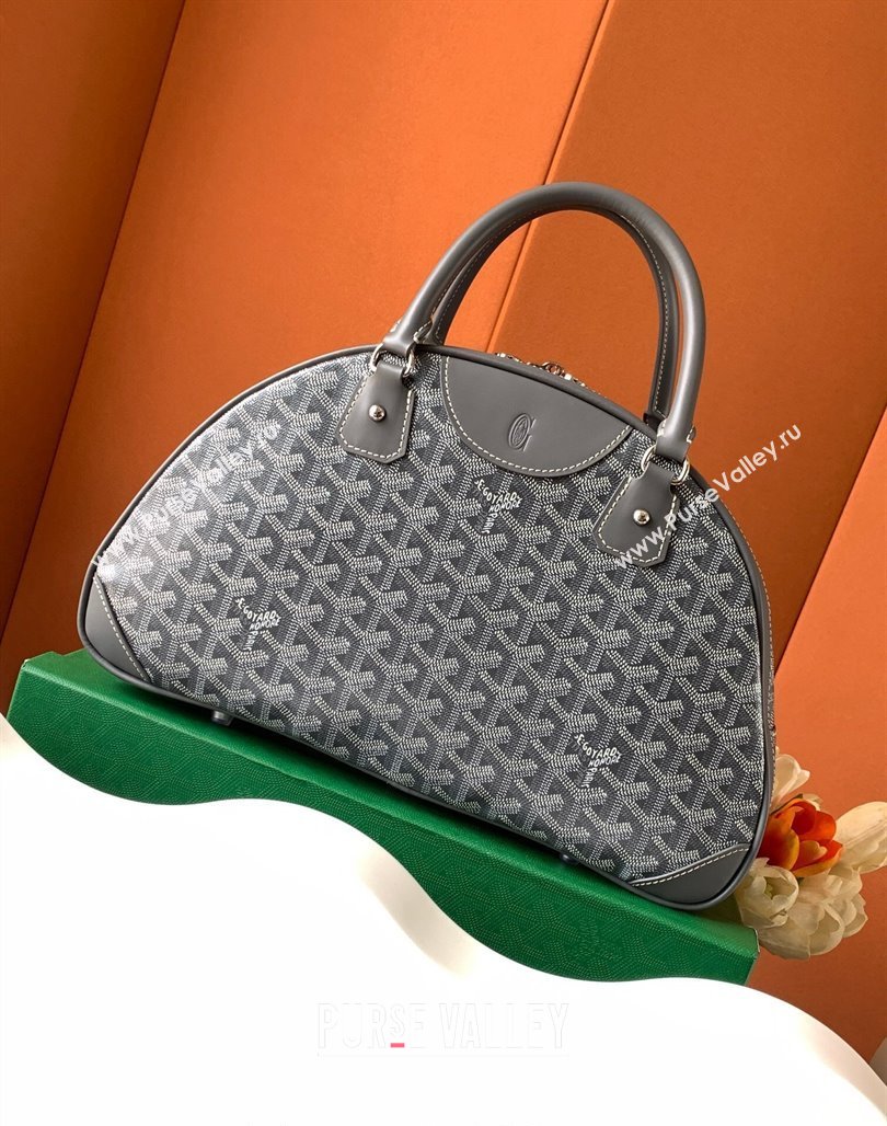 Goyard Large Vintage Bowling Bag Grey 2023 GY8824 (ZHANG-231115099)