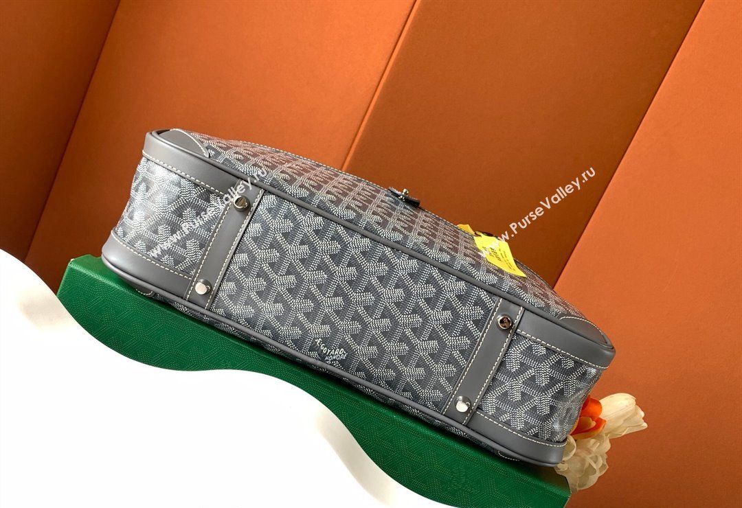 Goyard Large Vintage Bowling Bag Grey 2023 GY8824 (ZHANG-231115099)