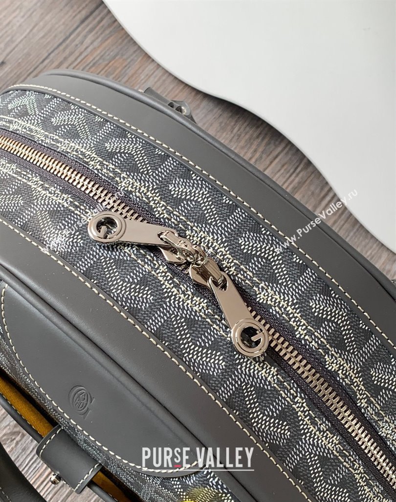 Goyard Large Vintage Bowling Bag Grey 2023 GY8824 (ZHANG-231115099)