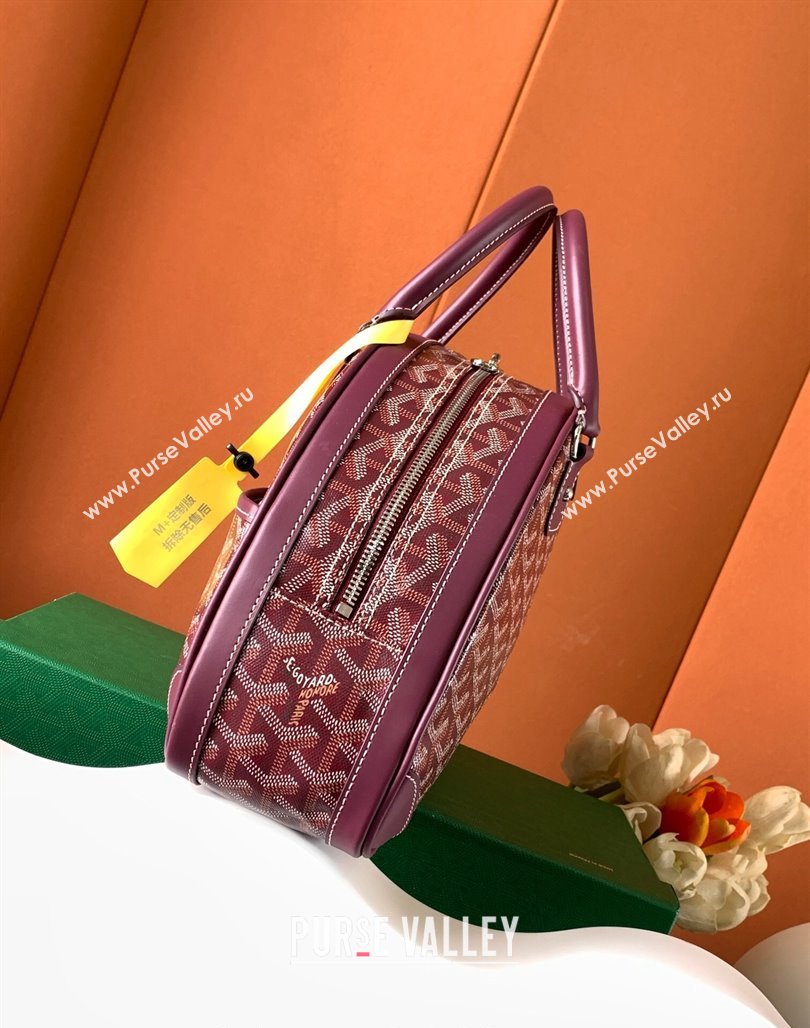 Goyard Large Vintage Bowling Bag Burgundy 2023 GY8824 (ZHANG-231115100)