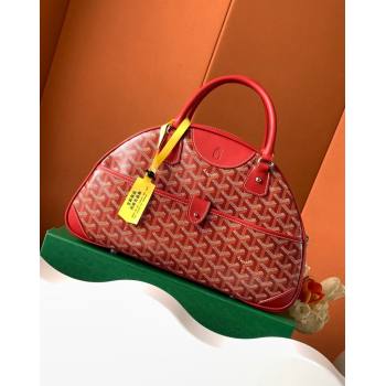 Goyard Large Vintage Bowling Bag Red 2023 GY8824 (ZHANG-231115101)