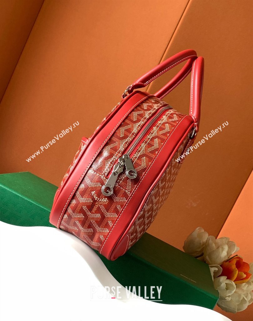 Goyard Large Vintage Bowling Bag Red 2023 GY8824 (ZHANG-231115101)