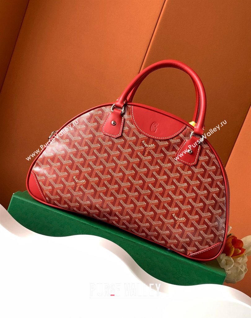 Goyard Large Vintage Bowling Bag Red 2023 GY8824 (ZHANG-231115101)