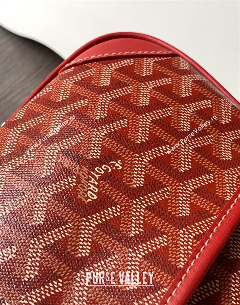 Goyard Large Vintage Bowling Bag Red 2023 GY8824 (ZHANG-231115101)