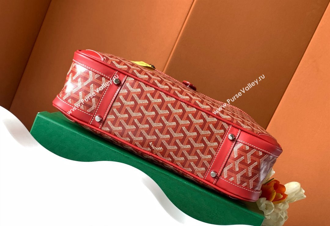 Goyard Large Vintage Bowling Bag Red 2023 GY8824 (ZHANG-231115101)