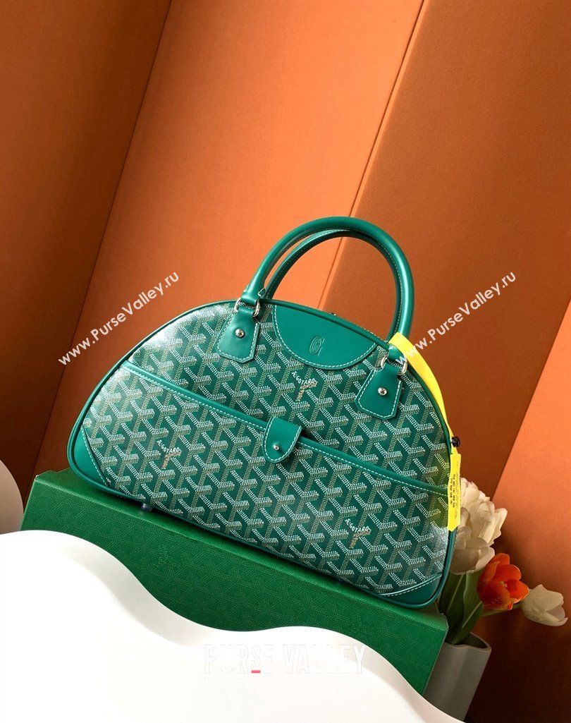 Goyard Large Vintage Bowling Bag Green 2023 GY8824 (ZHANG-231115102)