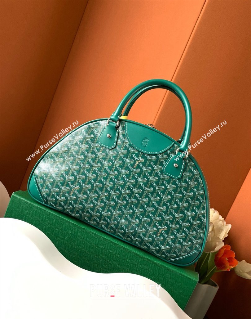 Goyard Large Vintage Bowling Bag Green 2023 GY8824 (ZHANG-231115102)