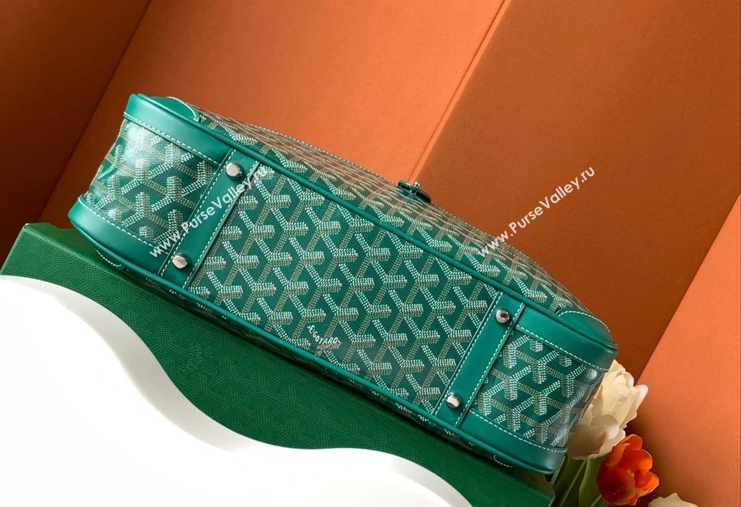 Goyard Large Vintage Bowling Bag Green 2023 GY8824 (ZHANG-231115102)