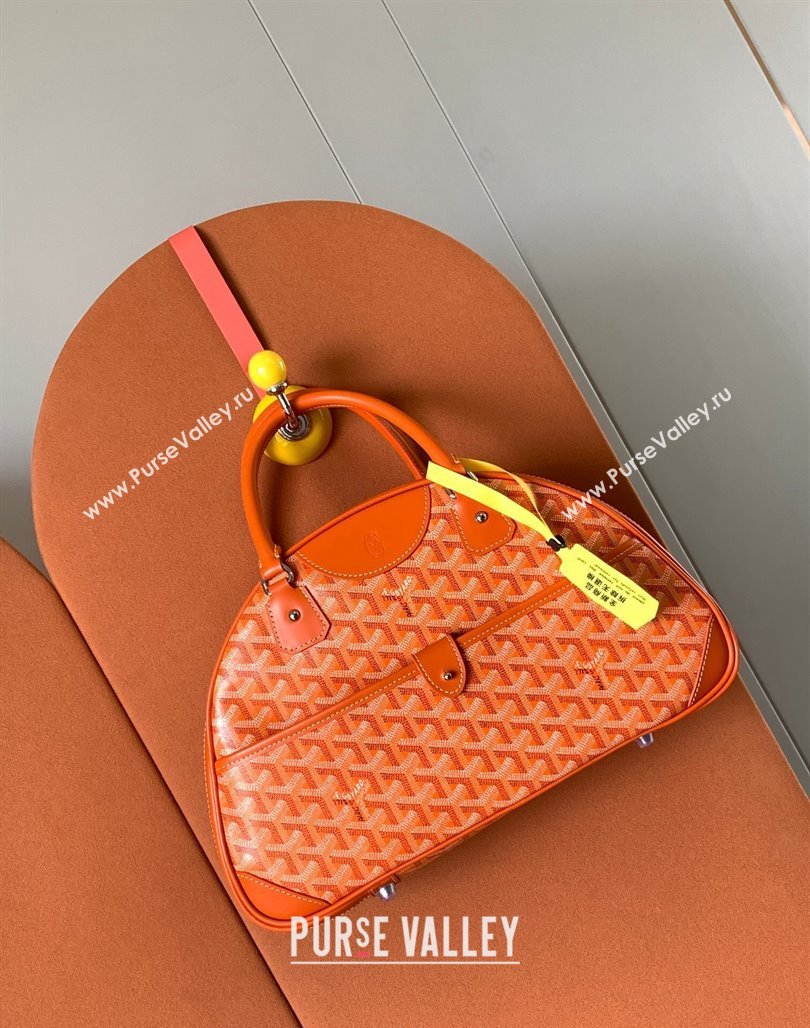 Goyard Large Vintage Bowling Bag Orange 2023 GY8824 (ZHANG-231115103)