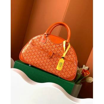 Goyard Large Vintage Bowling Bag Orange 2023 GY8824 (ZHANG-231115103)