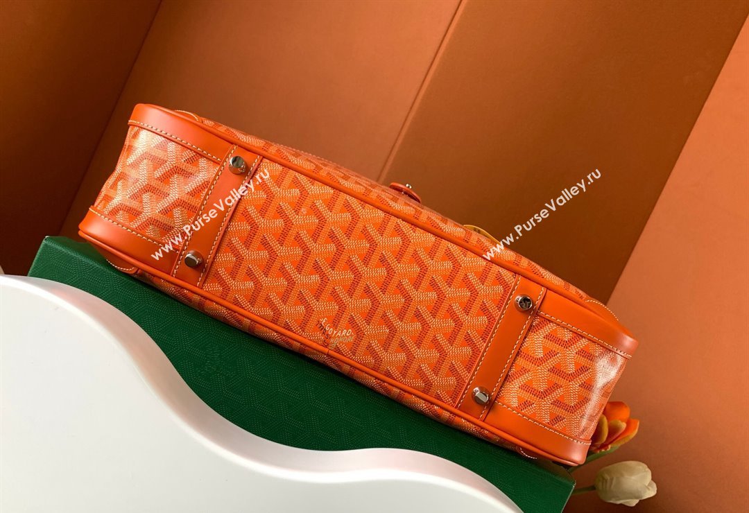 Goyard Large Vintage Bowling Bag Orange 2023 GY8824 (ZHANG-231115103)