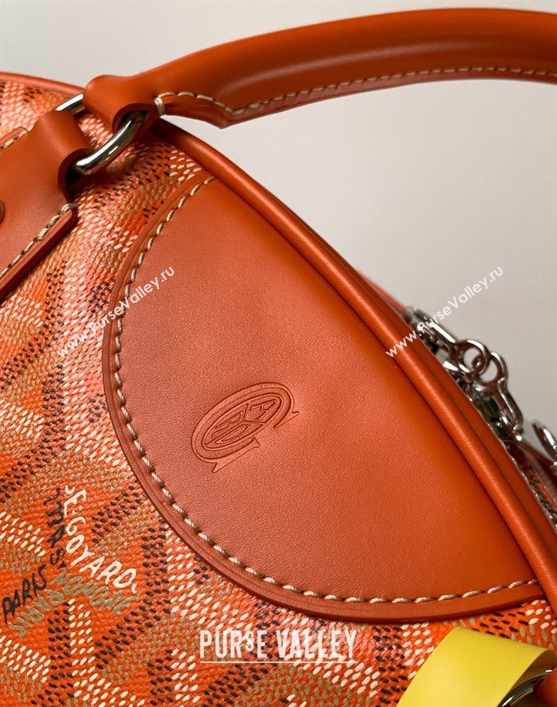 Goyard Large Vintage Bowling Bag Orange 2023 GY8824 (ZHANG-231115103)