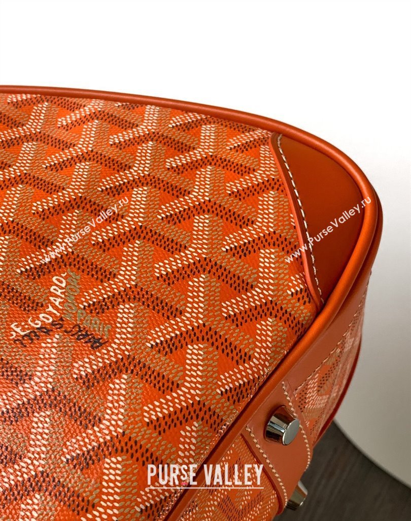 Goyard Large Vintage Bowling Bag Orange 2023 GY8824 (ZHANG-231115103)