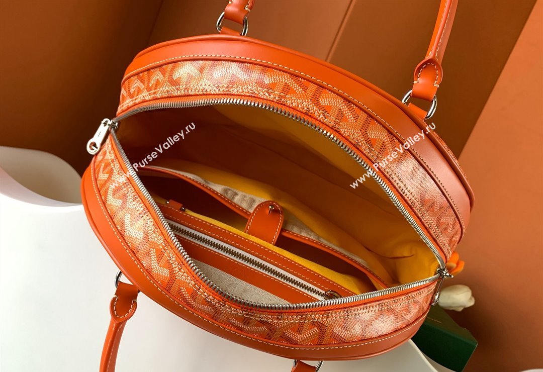 Goyard Large Vintage Bowling Bag Orange 2023 GY8824 (ZHANG-231115103)