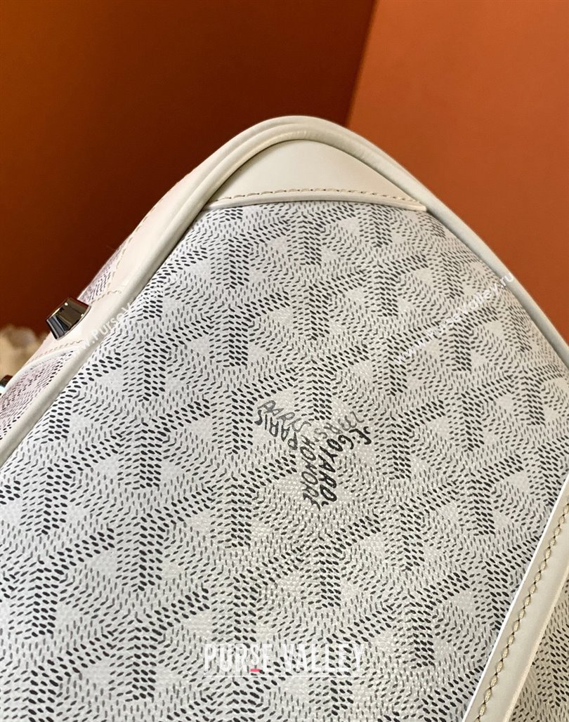 Goyard Large Vintage Bowling Bag White 2023 GY8824 (ZHANG-231115104)