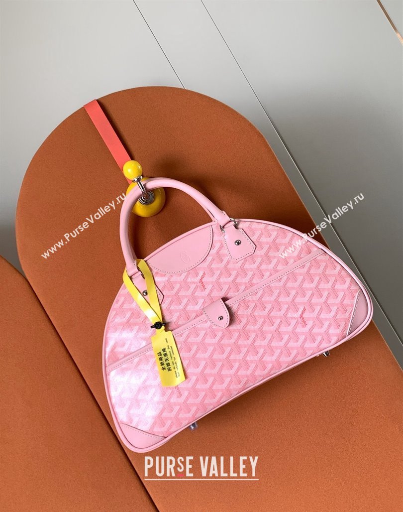 Goyard Large Vintage Bowling Bag Light Pink 2023 GY8824 (ZHANG-231115107)