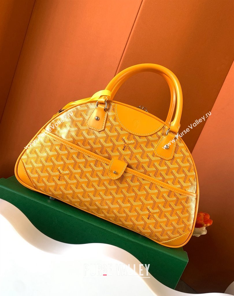 Goyard Large Vintage Bowling Bag Yellow 2023 GY8824 (ZHANG-231115108)